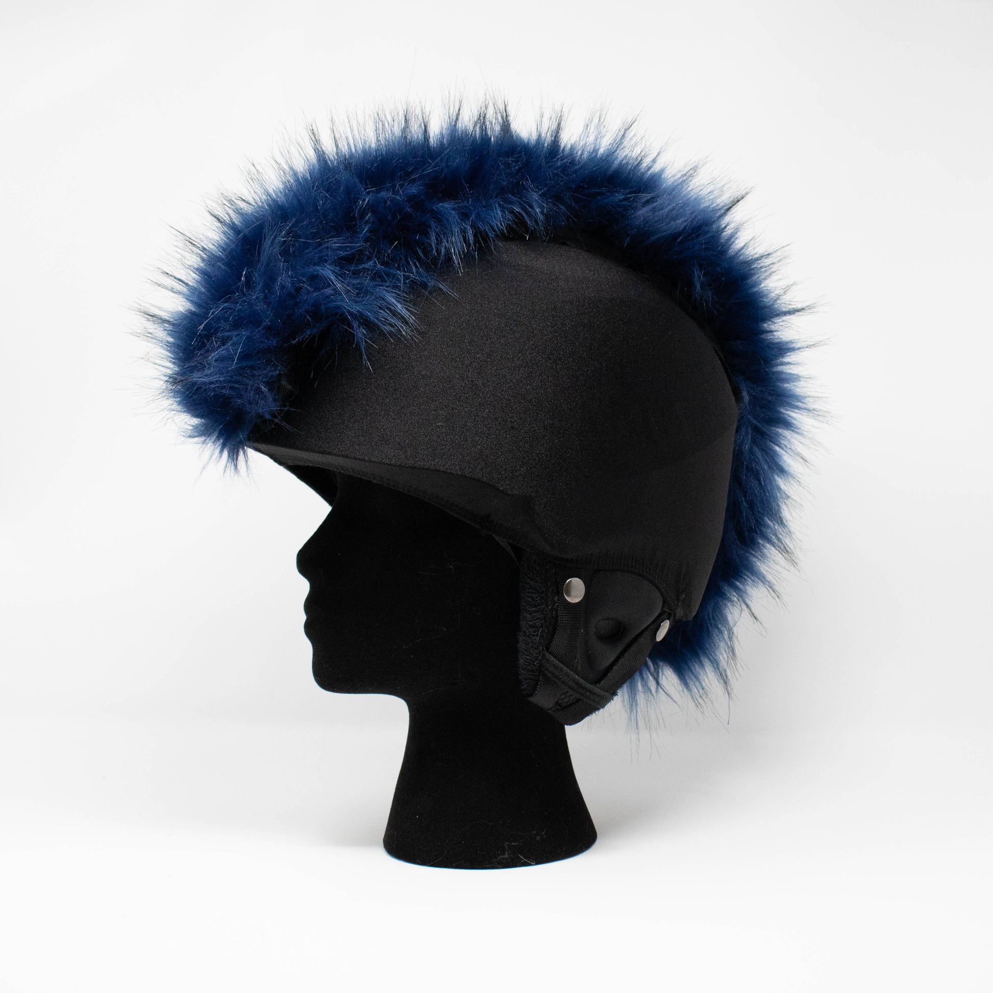 Fur ski helmet cover - Mohawk - Burrfur