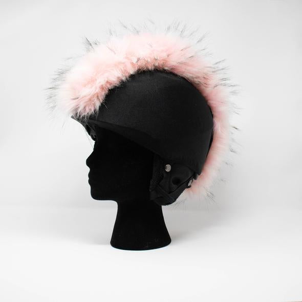 Fur ski helmet cover - Mohawk - Burrfur