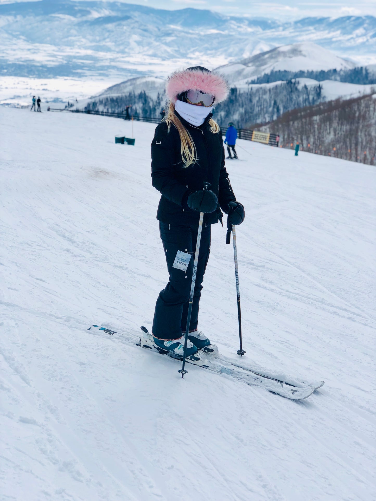 Pretty in Pink fur ski helmet cover - Halo - Burrfur