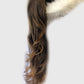 BRUNETTE with BLONDE high lights PONYTAIL - Burrfur